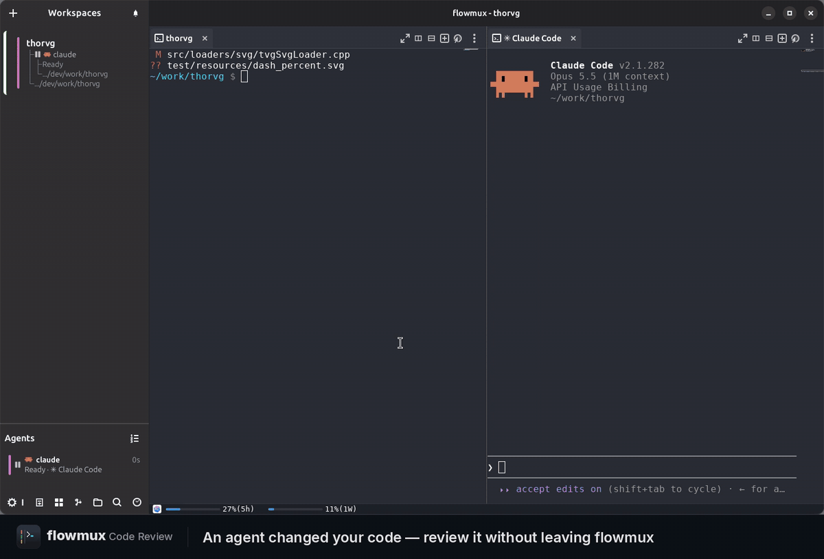 Code Review: comment on changes and send feedback to an agent